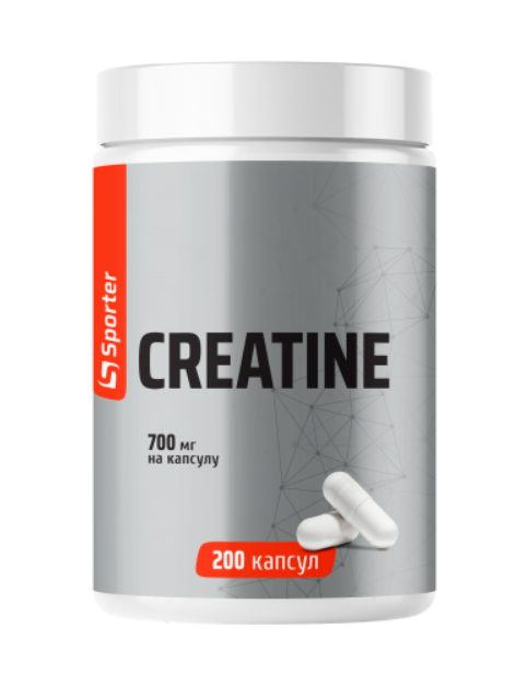 Креатин Sporter Monohydrate 200 капсул - Фото 2 Креатин Sporter Monohydrate 200 капсул - зображення 2