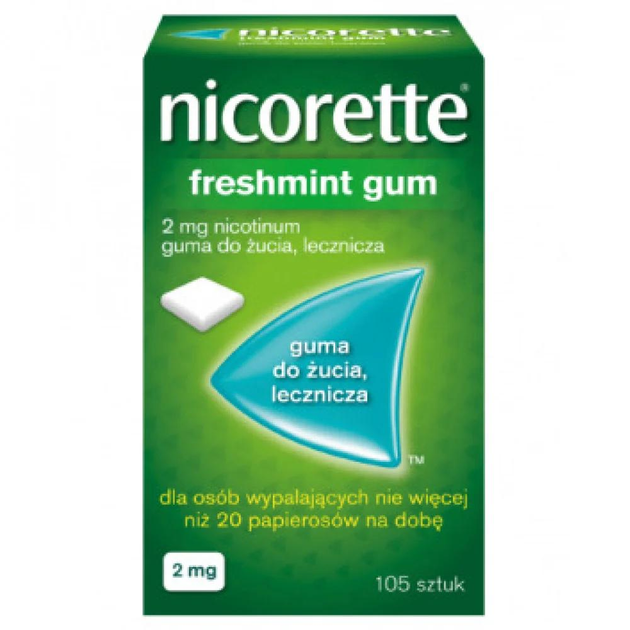 Для відмови від куріння, NICORETTE Freshmint, 2 мг/105 шт - зображення 1