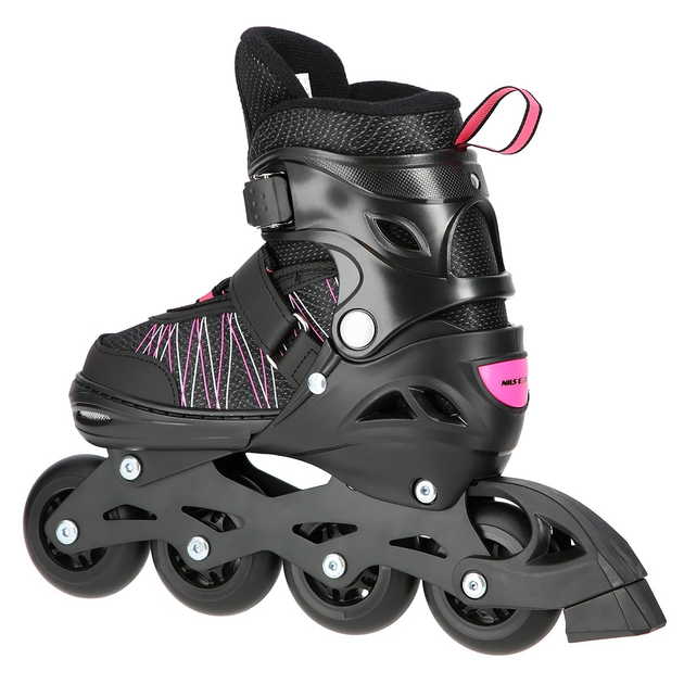 Łyżworolki Nils Extreme 2 w 1 NH11912 A 35-38 M Czarno-Różowe (5907695543032) - obraz 3