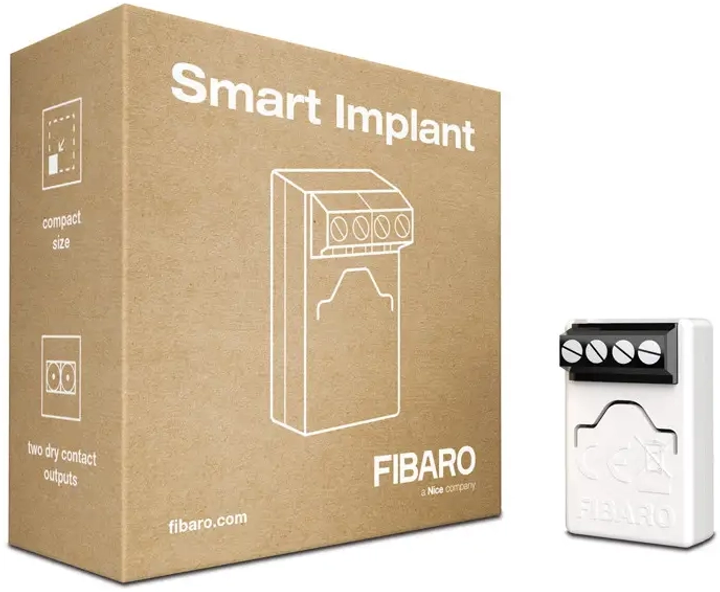 Przekaźnik Rosumne FIBARO Smart Implant FGBS-222 (5902701701475) - obraz 2