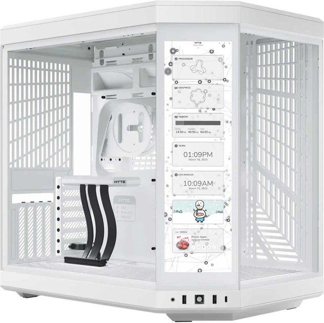 Корпус Hyte Y70 Touch Snow White (CS-Hyte-Y70-WW-L) - зображення 1