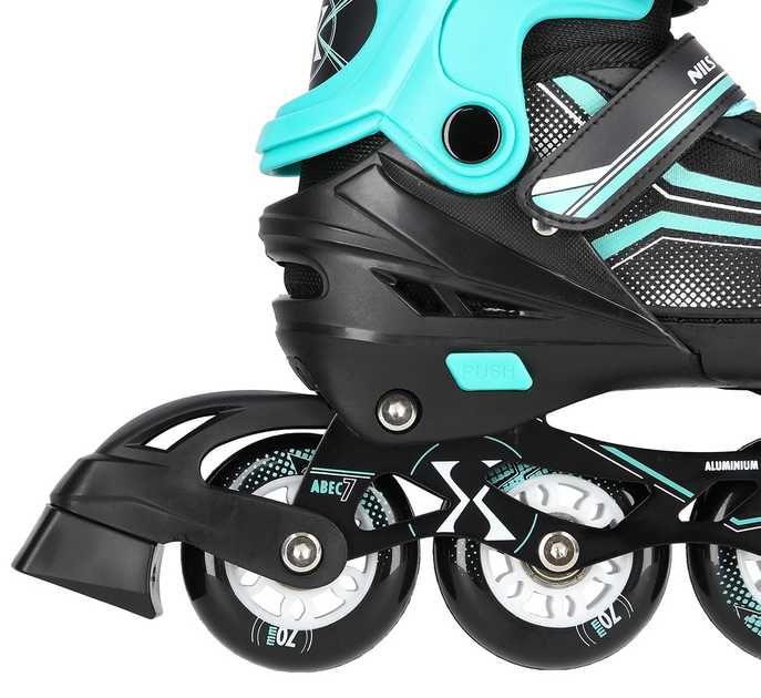 Łyżworolki Nils Extreme 2 w 1 NH18190 29-33 S Czarno-Niebieski (5907695588682) - obraz 8