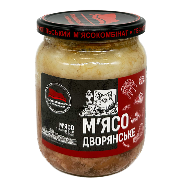 Мясо «Дворянское» Тернопольский мясокомбинат 500 г - Фото 1 Мясо «Дворянское» Тернопольский мясокомбинат 500 г - изображение 1