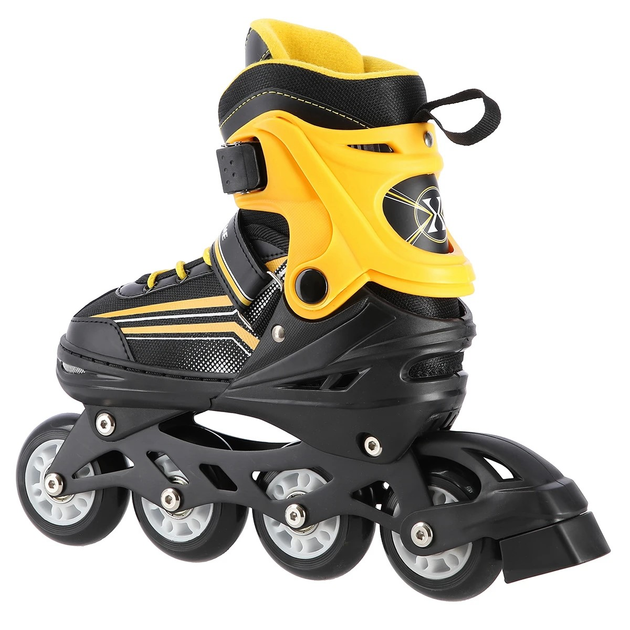 Łyżworolki Nils Extreme 2 w 1 NH18190 34-38 M Czarno-Pomarańczowe (5907695588729) - obraz 4