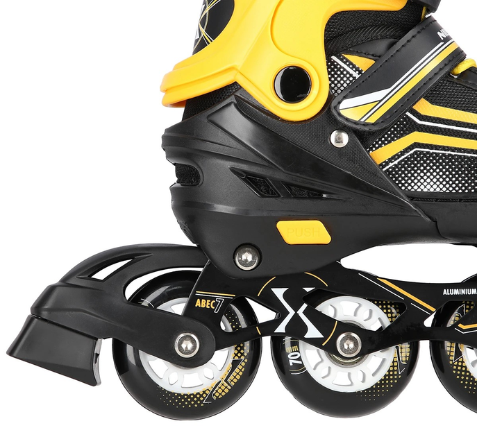 Łyżworolki Nils Extreme 2 w 1 NH18190 34-38 M Czarno-Pomarańczowe (5907695588729) - obraz 8