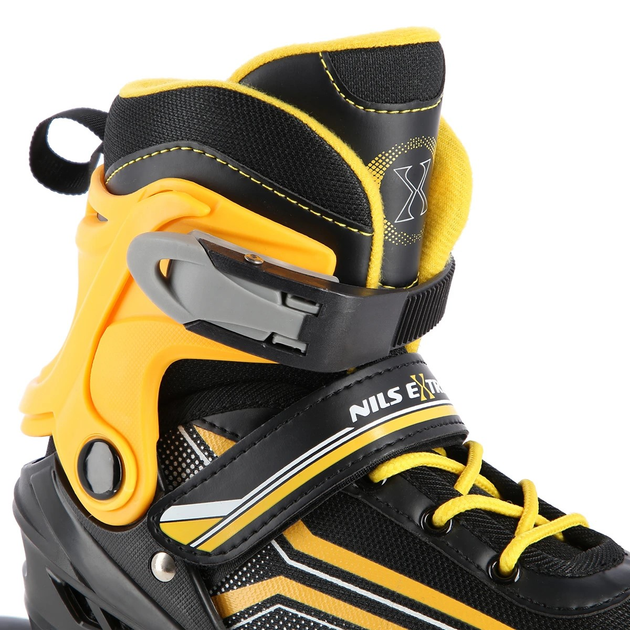 Łyżworolki Nils Extreme 2 w 1 NH18190 34-38 M Czarno-Pomarańczowe (5907695588729) - obraz 9