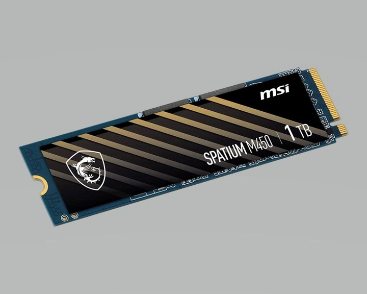 Накопичувач SSD M.2 NVMe 1TB MSI Spatium M450 Phison E19 3D TLC