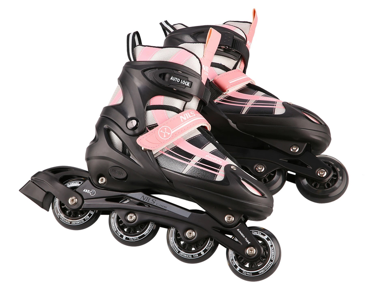 Łyżworolki Nils Extreme 2 w 1 NH18366A 31-34 S Różowo-Białe (5907695525069) - obraz 3