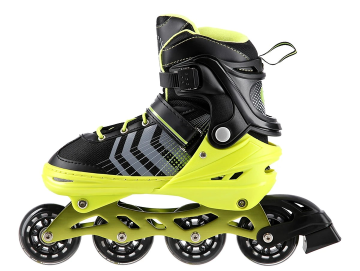 Łyżworolki Nils Extreme 4 w 1 NH18192 39-43 L Czarno-Zielony (5907695599480) - obraz 3