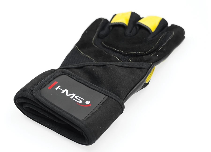 Rękawiczki treningowe HMS RST01 M Żółte (5907695523096) - obraz 6