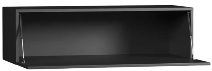 Szafka RTV Tuckano Negro 100 x 40 x 30 cm Black (5901443116561) - obraz 2