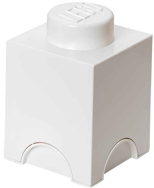 Pojemnik LEGO Room Copenhagen Storage Brick 1 White (40011735) - obraz 2