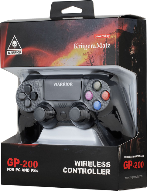 Беспроводной геймпад Kruger&Matz KM0771 PS4/PC Black (5901890104180) - зображення 5