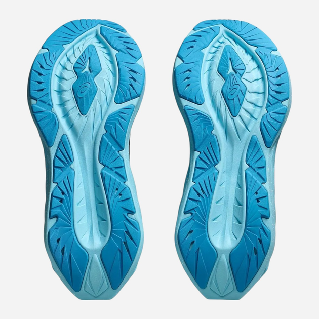 Чоловічі кросівки для бігу ASICS Novablast 4 Lite-Show 1011B900-001 44 (10US) 28 см Білий/Блакитний (4550457718899) - зображення 7