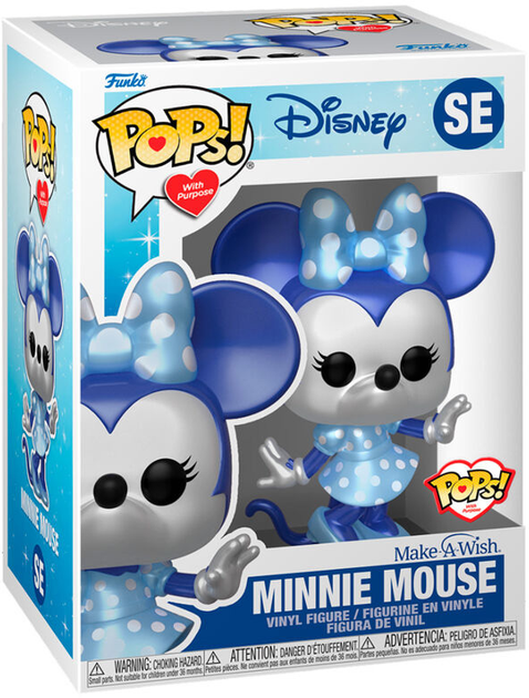 Фігурка Funko Pop! Disney Make a Wish Minnie Mouse Metallic 9 см (889698636681) - зображення 1