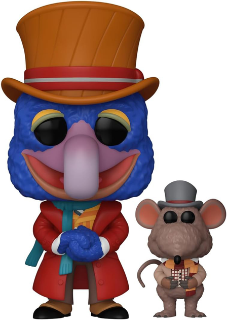 Zestaw figurek Funko Pop! The Muppet Christmas Carol Charles Dickens with Rizzo 2 szt (889698724135) - obraz 2