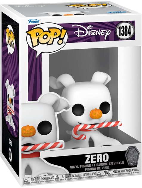 Figurka Funko Pop! Disney Nightmare Before Christmas 30th Anniversary Zero 9.5 cm (889698723879) - obraz 1