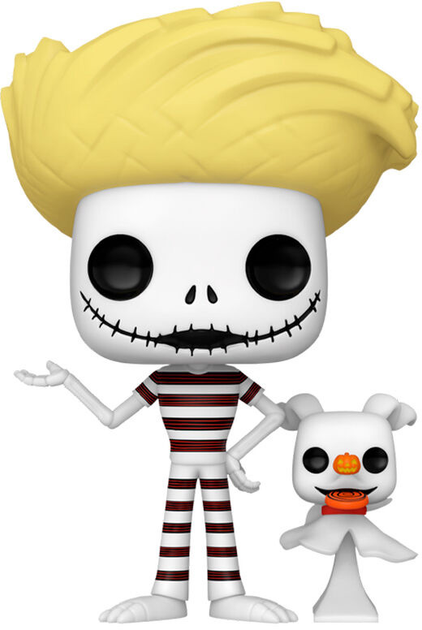 Zestaw figurek Funko Pop! Disney Nightmare Before Christmas Jack with Zero 2 szt (889698805988) - obraz 2