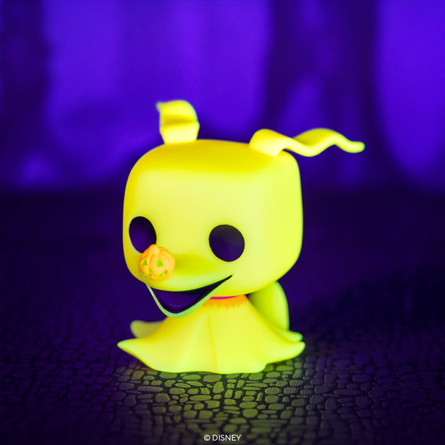 Фігурка Funko Pop! Disney Nightmare Before Christmas Zero Blacklight 9 см (889698639644) - зображення 3