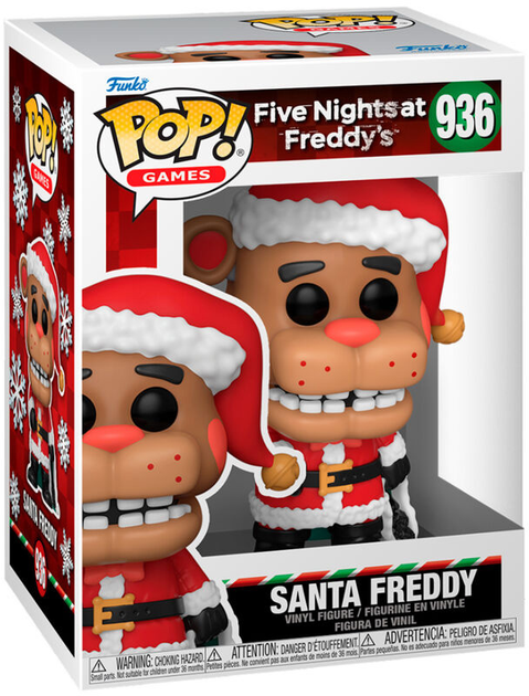 Figurka Funko Pop! Five Nights at Freddys Holiday Santa Freddy 9 cm (889698724883) - obraz 1