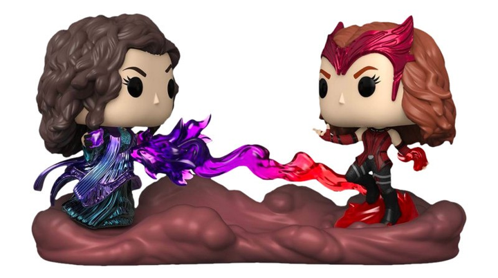 Набір фігурок Funko Pop! Moment Marvel WandaVision Agatha Harkness Vs The Scarlet Witch Exclusive 2 шт (889698650984) - зображення 1