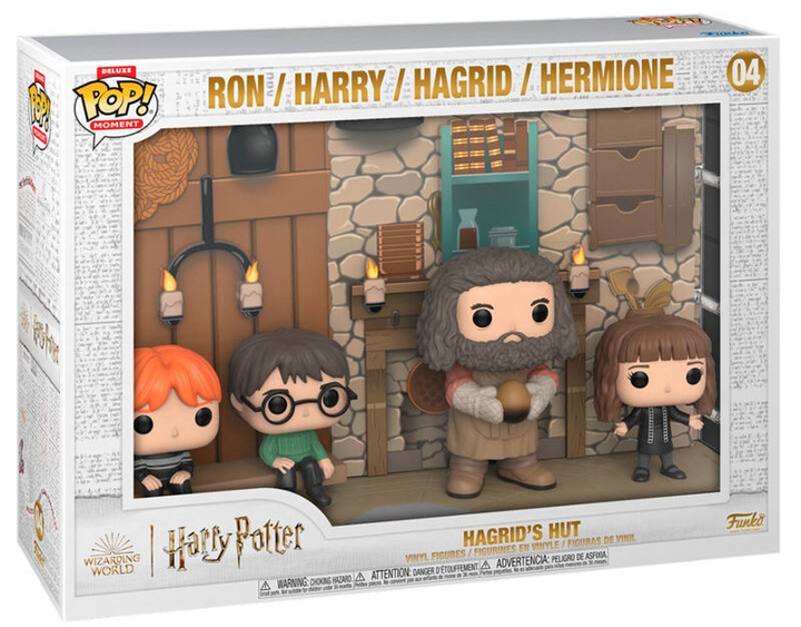 Набір фігурок Funko Pop! Moments Deluxe Harry Potter Hagrids Hut 4 шт (889698702546) - зображення 2