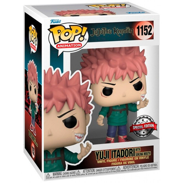 Фігурка Funko Pop! Jujutsu Kaisen Itadori Exclusive 9 см (889698649797) - зображення 2