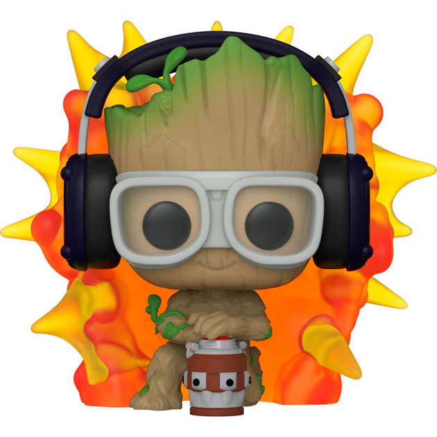 Фігурка Funko Pop! Marvel I am Groot Groot with Detonator 9 см (889698706537) - зображення 1