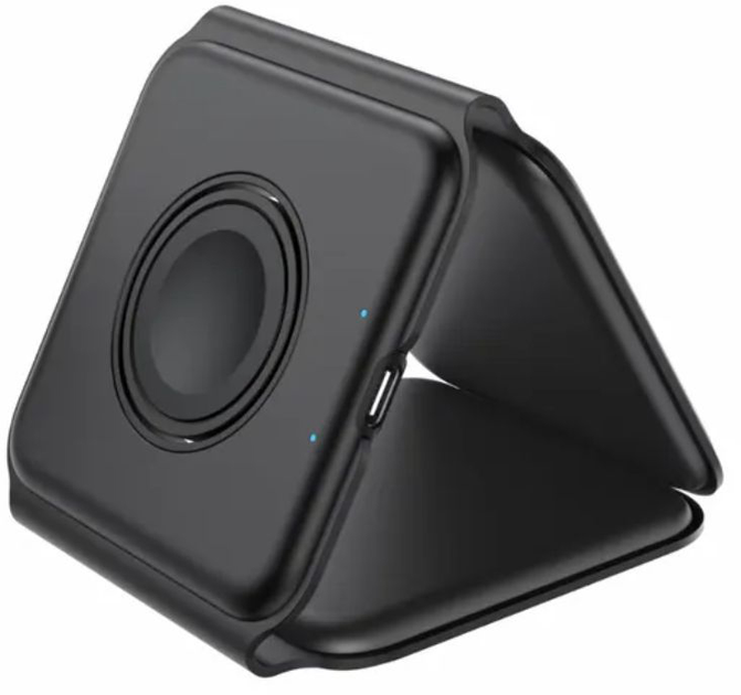 Станція магнітна зарядна alkaya MagSafe Wireless Charging Station 15W 3-In-1 Flex Fold Black (GT-80007) - зображення 3