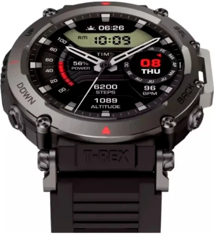 Smartwatch Amazfit T-Rex Ultra Abyss Black (W2142EU1N) - obraz 4