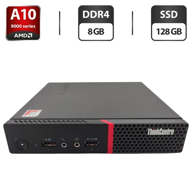 Неттоп Lenovo ThinkCentre M715q USFF / AMD Pro A10-9700E (4 ядра