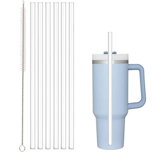 Термос термокружка Stanley Quencher H2.0 Tumbler из нержавеющей стали 1,18 л Sky Blue Monogram KT6007841 - изображение 4