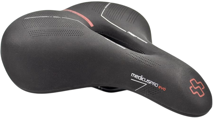 Siodełko rowerowe Wittkop Medicus Pro Evo 3.0 Black (4260629693021) - obraz 1