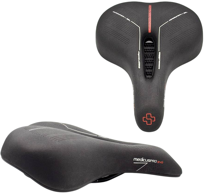 Сідло велосипедне Wittkop Medicus Pro Evo 3.0 Black (4260629693021) - зображення 5