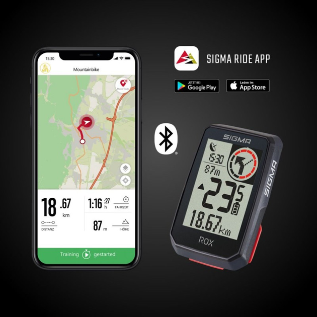 Komputer rowerowy Sigma Rox 2.0 GPS Black (4016224010523) - obraz 2