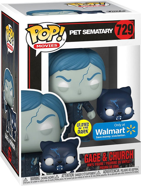 Набір фігурок Funko Pop! Pet Sematary Gage & Church Exclusive 2 шт (889698581868) - зображення 1