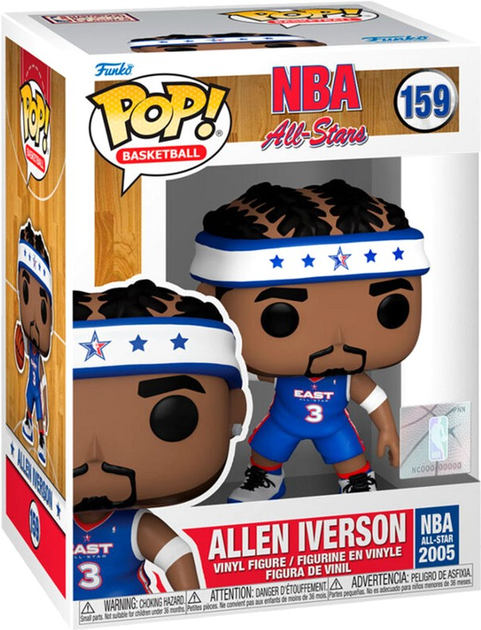 Фігурка Funko Pop! NBA All Stars Allen Iverson 2005 9 см (889698674898) - зображення 1