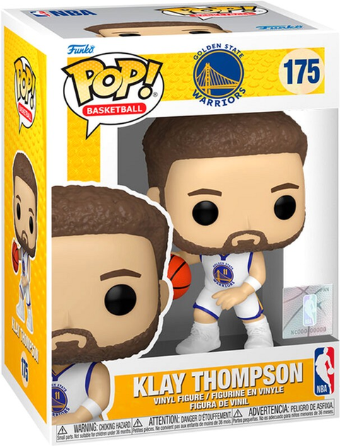 Фігурка Funko Pop! NBA Golden State Warriors Klay Thompson 9 см (889698751223) - зображення 1