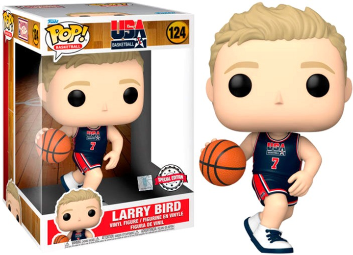 Фігурка Funko Pop! NBA Larry Bird 1992 Team US Navy Jersey Exclusive 25 см (889698589017) - зображення 1