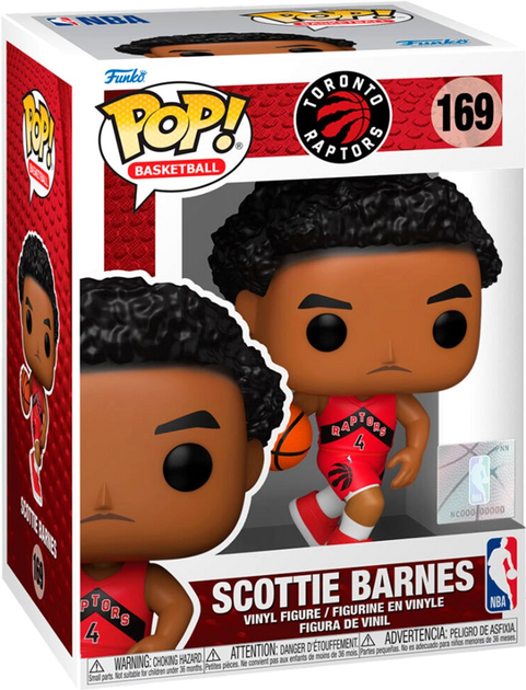 Фігурка Funko Pop! NBA Toronto Raptors Scottie Barnes 9.5 см (889698722513) - зображення 1