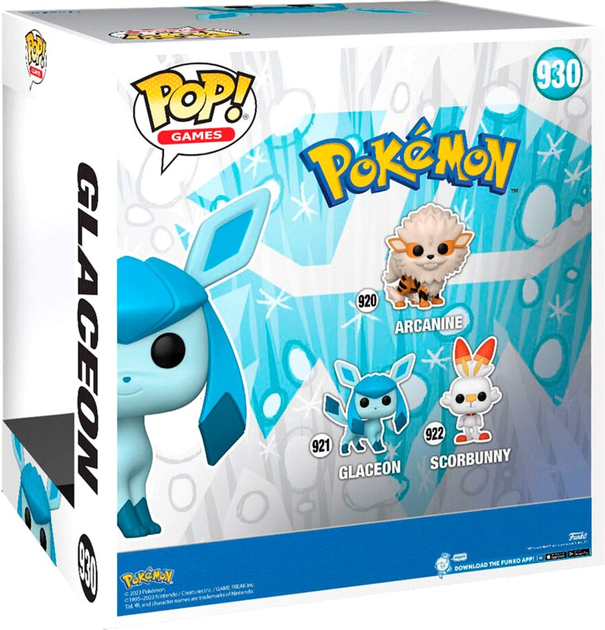 Фігурка Funko Pop! Pokemon Glaceon 25 см (889698690850) - зображення 3