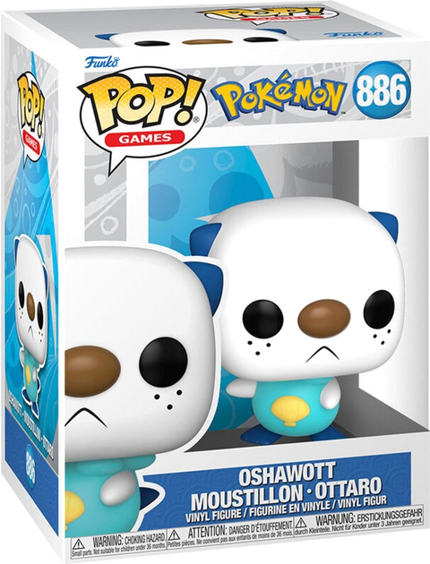 Фігурка Funko Pop! Pokemon Oshawott 9 см (889698622684) - зображення 1