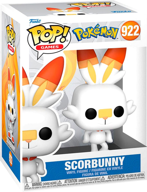 Фігурка Funko Pop! Pokemon Scorbunny 9 см (889698622714) - зображення 1