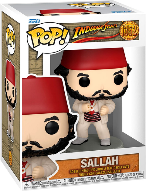 Figurka Funko Pop! Indiana Jones Sallah 9 cm (889698639880) - obraz 1