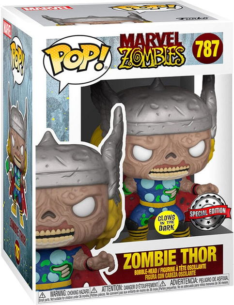 Figurka Funko Pop! Marvel Zombies Thor Exclusive 9 cm (889698556460) - obraz 1