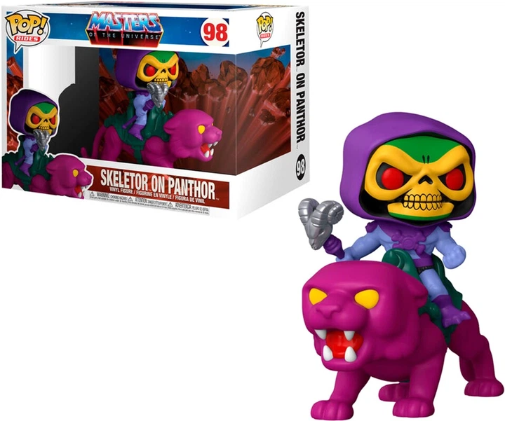 Фігурка Funko Pop! Masters of the Universe Skeletor on Panthor 9 см (889698514583) - зображення 3