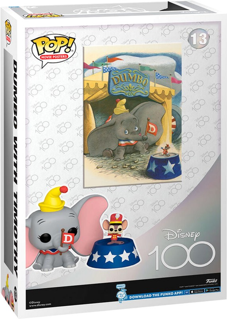 Zestaw figurek Funko Pop! Movie Poster Disney 100th Anniversary Dumbo 2 szt (889698675215) - obraz 2