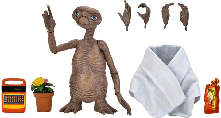 Figurka Neca ET The Extra-Terrestrial 40th Anniversary ET Ultimate z akcesoriami 12 cm (634482550762) - obraz 3