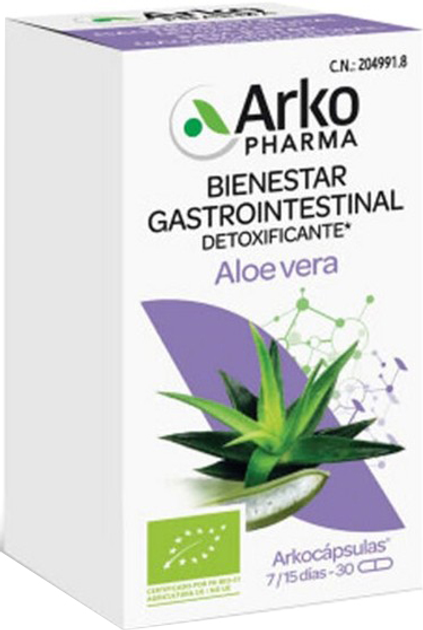 Дієтична добавка Arkopharma Aloe  Vera 30 капсул (3578836110677) - зображення 1