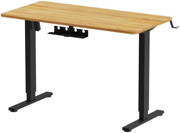Стол с электрорегулировкой высоты OfficePro ODE1260LW 1200 х 600 мм Light Wood/Black (ODE1260LW) - изображение 3